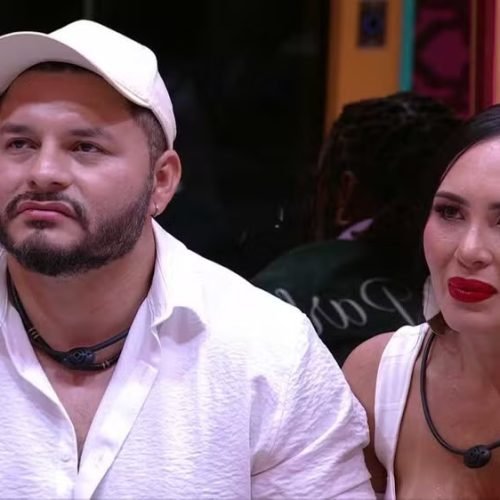 Arleane e Marcelo são 1ª dupla eliminada do BBB 25, com 55,95% dos votos